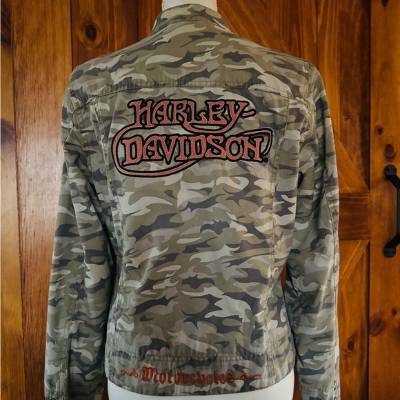 Harley-Davidson Jackets & Blazers - Women’s Harley Davidson Camouflage Jacket